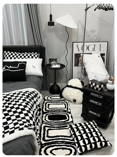 Black & White Runner Rugs