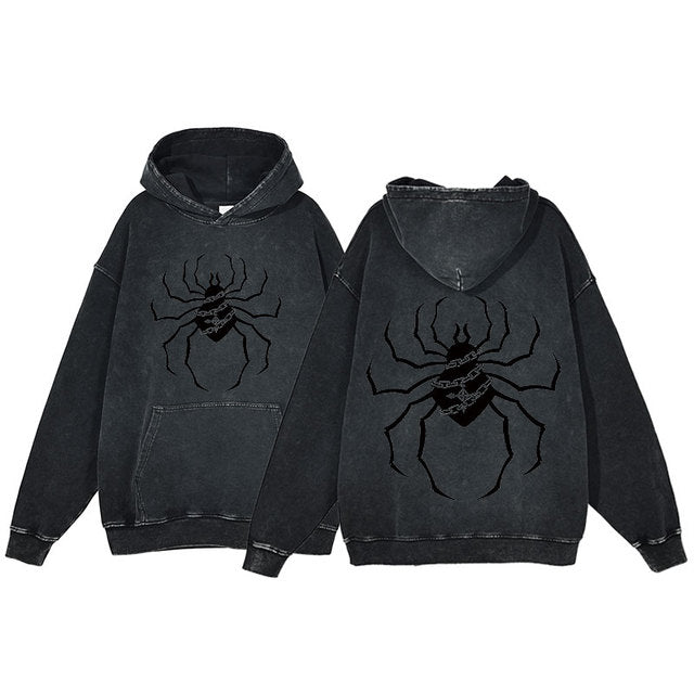 spider Zipper Hoodie