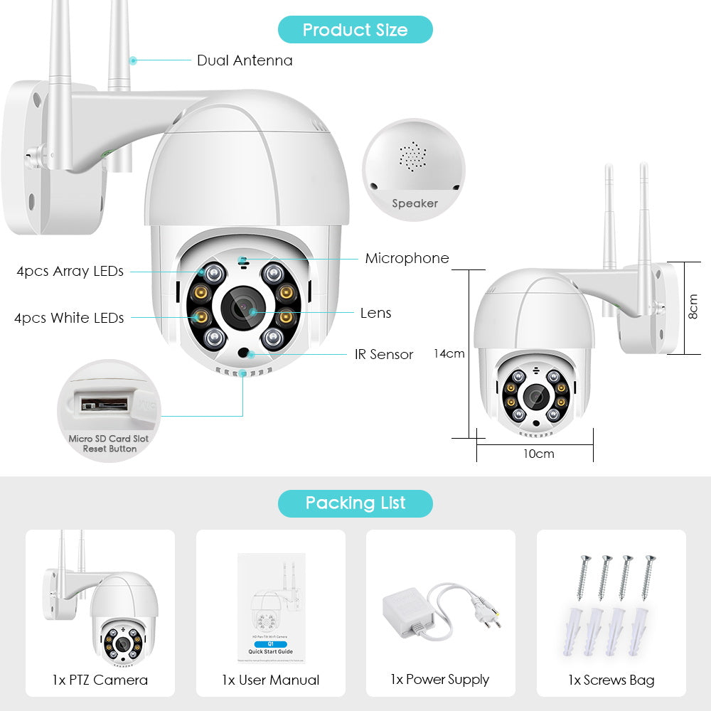 Security Cameras 360/ 4K