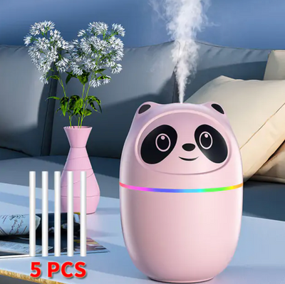 Cute Panda and Cat Humidifier